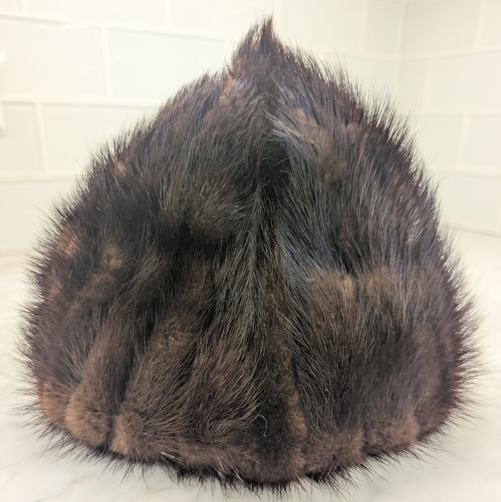 Vintage fur hat from Marshall Fields department store Chicago